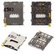 Конектор SIM-карти для Sony D5803 Xperia Z3 Compact Mini, D5833 Xperia Z3 Compact Mini, D6603 Xperia Z3, D6633 Xperia Z3 DS, D6643 Xperia Z3, D6653 Xperia Z3, E5803 Xperia Z5 Compact Mini, E5823 Xperia Z5 Compact