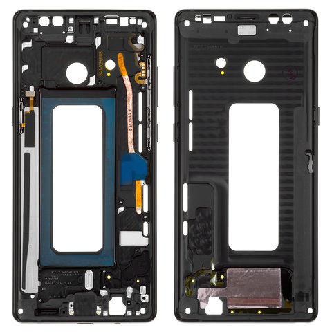 Средняя часть корпуса для Samsung N950FD Galaxy Note 8 Duos, черная, рамка крепления дисплея