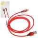 USB кабель Baseus Yiven, USB тип-A, Lightning, 120 см, 2 A, червоний, #CALYW-09