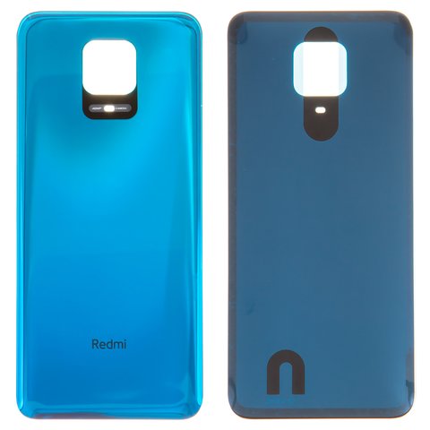 Задняя панель корпуса для Xiaomi Redmi Note 9S, синяя, 48 Мп, M2003J6A1G