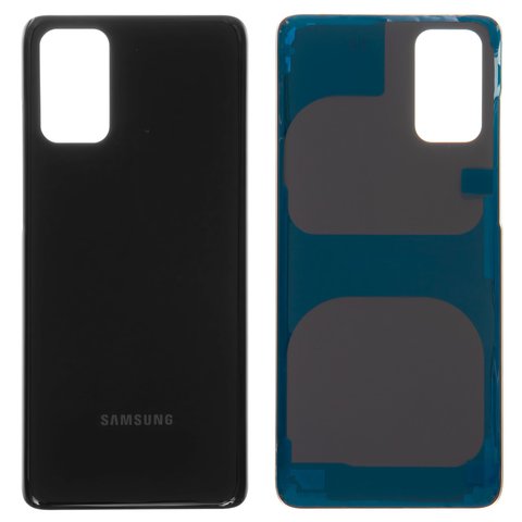 Задняя панель корпуса для Samsung G985 Galaxy S20 Plus, G986 Galaxy S20 Plus 5G, черная, cosmic black