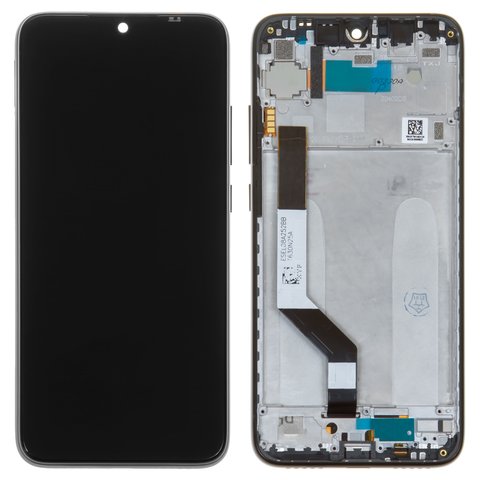 Дисплей для Xiaomi Redmi Note 7, Redmi Note 7 Pro, чорний, з рамкою, High Copy, M1901F7G, M1901F7H, M1901F7I
