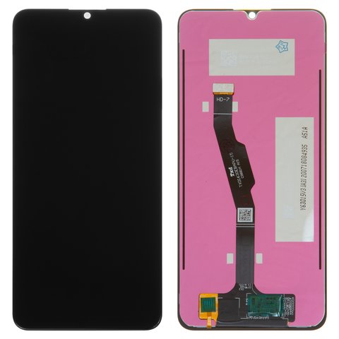 Дисплей для Huawei Honor 9A, Y6p, черный, без рамки, Оригинал переклеено стекло , MOA LX9N MED LX9 MED LX9N