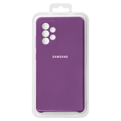 Чехол для Samsung A525 Galaxy A52, фиолетовый, Original Soft Case, силикон, grape 43 
