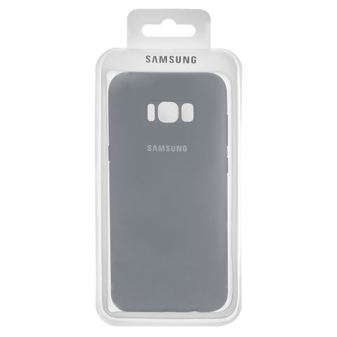 Чехол для Samsung G955 Galaxy S8 Plus, серый, Original Soft Case, силикон, pebble 23 