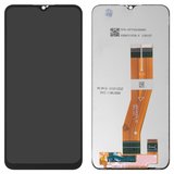 Дисплей для Samsung A037F Galaxy A03s, чорний, без рамки, High Copy, з жовтим шлейфом, (160,5x72 mm)