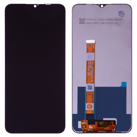 Дисплей для Realme 5, черный, без рамки, Original PRC , FPC HTF065H019 A0