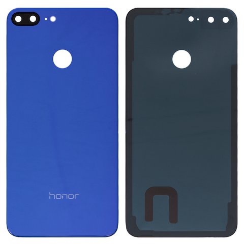 Задняя панель корпуса для Huawei Honor 9 Lite, синяя, со стеклом камеры