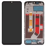 Дисплей для Oppo A38, чорний, з рамкою, Original (PRC), CPH2579, HTF066H015-FPC-A1, BV066G3M