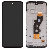 Дисплей для Tecno Spark 30C, чорний, з рамкою, High Copy, kl5, kl5n