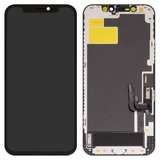 Дисплей для iPhone 12, iPhone 12 Pro, черный, с рамкой, Copy, (TFT), ZY, LTPS HD+