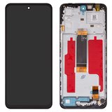 Дисплей для Xiaomi Poco M6 Pro 5G, Redmi 12, чорний, з рамкою, (Box)
