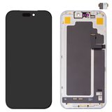 Дисплей для iPhone 17 Pro, черный, с рамкой, (Box), (OLED), GXQC soft, 120Hz