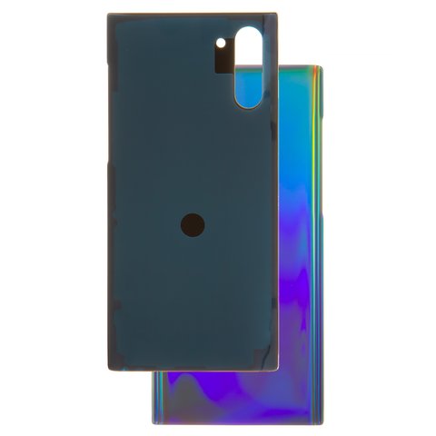 Housing Back Cover compatible with Samsung N970F Galaxy Note 10, silver 