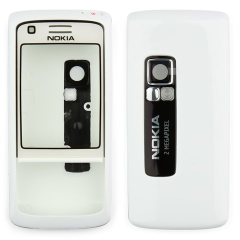 Carcasa puede usarse con Nokia 6288, High Copy, blanco