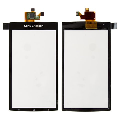 Cristal táctil puede usarse con Sony Ericsson LT15i, LT18i, X12, negro