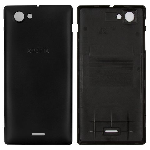 Panel trasero de carcasa puede usarse con Sony ST26i Xperia J, negra