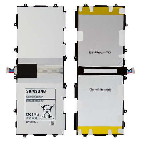 Batería T4500E puede usarse con Samsung P5200 Galaxy Tab3, Li ion, 3.8 V, 6800 mAh, Original PRC 