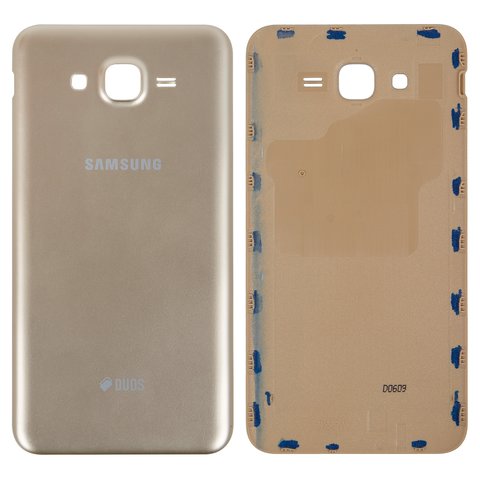 Tapa trasera para batería puede usarse con Samsung J700H DS Galaxy J7, dorada
