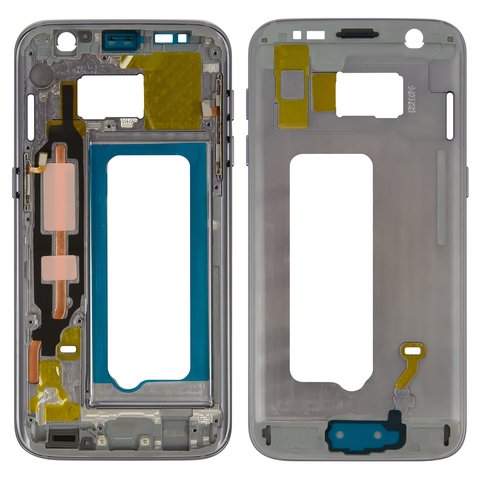 Parte media de carcasa puede usarse con Samsung G930F Galaxy S7, negra