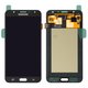 LCD compatible with Samsung J700 Galaxy J7, (black, without frame, Original (PRC), original glass)