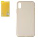 Case Baseus compatible with iPhone XR, (golden, transparent, silicone) #ARAPIPH61-B0V