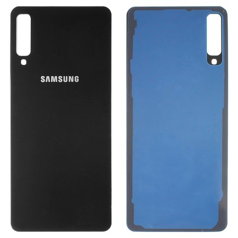 Panel trasero de carcasa puede usarse con Samsung A750 Galaxy A7 2018 , negra