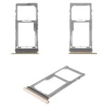 SIM Card Holder compatible with Samsung G770 Galaxy S10 Lite, (white)