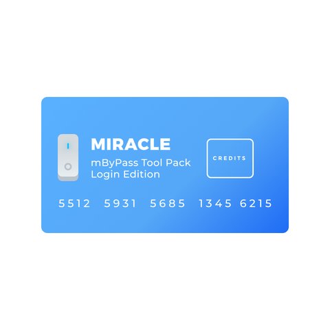 Кредиты для Miracle mByPass Tool Pack Login Edition