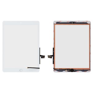 Сенсорный экран для iPad 10.2 2019 iPad 7 , iPad 10.2 2020 iPad 8 , белый, HC, с кнопкой HOME, #A2197 A2198 A2200 A2428 A2429 A2270