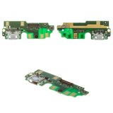 Flat Cable compatible with Xiaomi Redmi 4 Prime, Redmi 4 Pro, (charge connector, with microphone, with components, Original (PRC), charging board)
