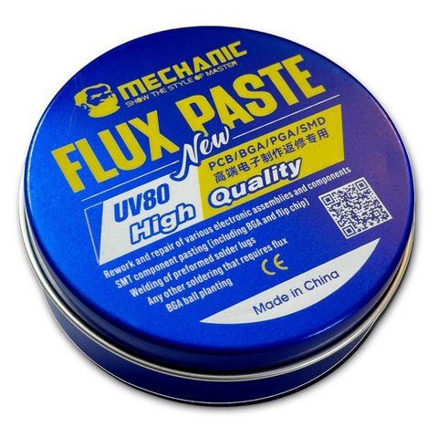 Flux Paste Mechanic UV80, halogen free, 60 g 