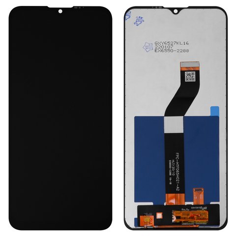 Дисплей для Motorola XT2055 2 Moto G8 Power Lite, черный, без рамки, High Copy