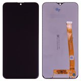 LCD compatible with Samsung A202 Galaxy A20e, (black, without frame, original (change glass) )