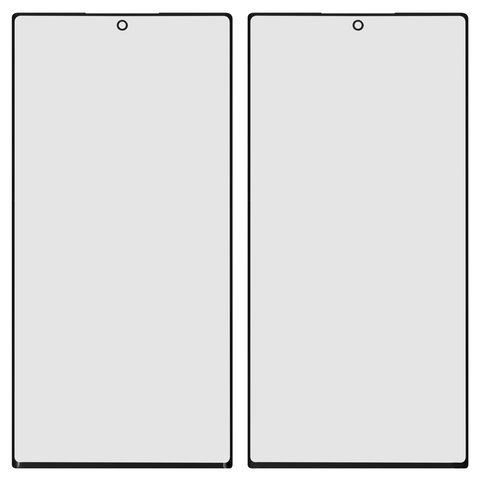 Housing Glass compatible with Samsung S908B Galaxy S22 Ultra 5G, black 