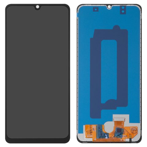 LCD compatible with Samsung A325 Galaxy A32, black, Best copy, without frame, Copy, TFT  