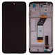 LCD compatible with Xiaomi Redmi 10, (black, with frame, Original (PRC), carbon gray)