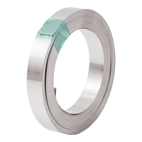 Cinta de níquel para soldar baterías, 0.2 mm, 10 mm, 10 m, níquel puro