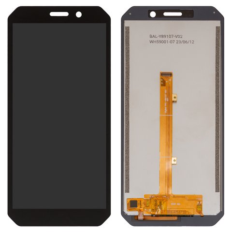 LCD compatible with Doogee S51, S61, black, without frame, High Copy, FPC Y89107 