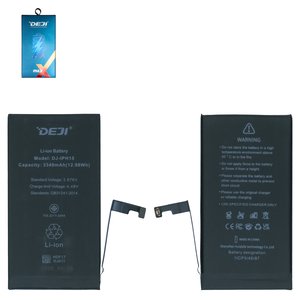 Battery Deji compatible with Apple iPhone 15, Li ion, 3.876 V, 3349 mAh, original IC 