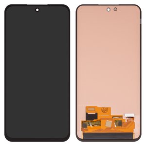 LCD compatible with Samsung A356 Galaxy A35 5G, black, without frame, High Copy, OLED  