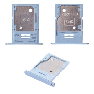 SIM Card Holder compatible with Samsung M156 Galaxy M15, blue, light blue 