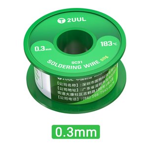 Solder 2UUL SC31, 0.3 mm, 50 g, 183 °C 