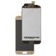 LCD compatible with Samsung J330 Galaxy J3 (2017), (golden, without adjustment of light, Copy)