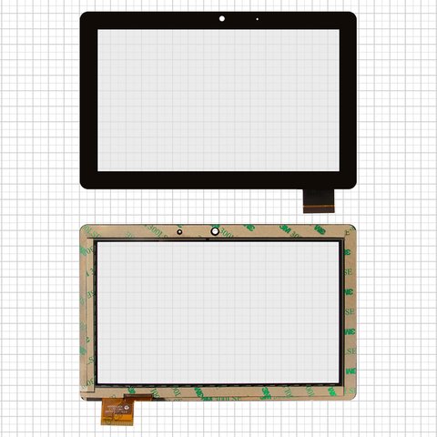 Touchscreen compatible with China Tablet PC 7"; Wexler TAB 7i, black, 178 mm, 40 pin, 114 mm, capacitive, 7"  #300 L3867A B00 HOTATOUCH C177114A1 DRFPC053T V2.0