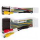 Video Cable 28 pin + 16 pin + AV input for Toyota Camry, Corolla, RAV4, Highlander, Tacoma, Prius and Scion xB, xD, tC, FR-S, iQ