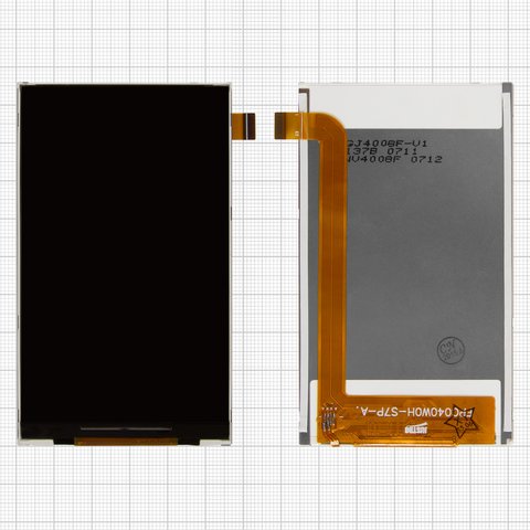 LCD compatible with Fly IQ4491 Quad ERA Life 3, 23 pin  #X4030F0003 FPC040W0H S7P A 10.01.0241