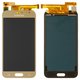 LCD compatible with Samsung J200 Galaxy J2, (golden, without adjustment of light, without frame, Copy, (TFT))