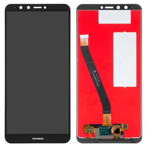 LCD compatible with Huawei Enjoy 8 Plus, Y9 2018 , black, without frame, Original PRC , FLA LX1 FLA LX3 