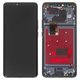 LCD compatible with Huawei Mate 20 Pro, (black, with frame, Original (PRC), LYA-L29)